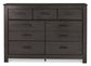 Brinxton Full Panel Headboard with Dresser Milwaukee Furniture of Chicago - Furniture Store in Chicago Serving Humbolt Park, Roscoe Village, Avondale, & Homan Square