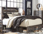 Drystan Queen Panel Bed with 2 Storage Drawers with Mirrored Dresser and Chest Milwaukee Furniture of Chicago - Furniture Store in Chicago Serving Humbolt Park, Roscoe Village, Avondale, & Homan Square