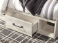Cambeck Queen Panel Bed with 2 Storage Drawers with Mirrored Dresser and Chest Milwaukee Furniture of Chicago - Furniture Store in Chicago Serving Humbolt Park, Roscoe Village, Avondale, & Homan Square