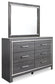 Lodanna King/California King Upholstered Panel Headboard with Mirrored Dresser and Chest Milwaukee Furniture of Chicago - Furniture Store in Chicago Serving Humbolt Park, Roscoe Village, Avondale, & Homan Square