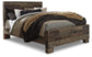 Derekson Queen Panel Bed with Mirrored Dresser, Chest and Nightstand Milwaukee Furniture of Chicago - Furniture Store in Chicago Serving Humbolt Park, Roscoe Village, Avondale, & Homan Square