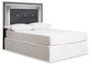 Lodanna Queen/Full Upholstered Panel Headboard with Mirrored Dresser and 2 Nightstands Milwaukee Furniture of Chicago - Furniture Store in Chicago Serving Humbolt Park, Roscoe Village, Avondale, & Homan Square