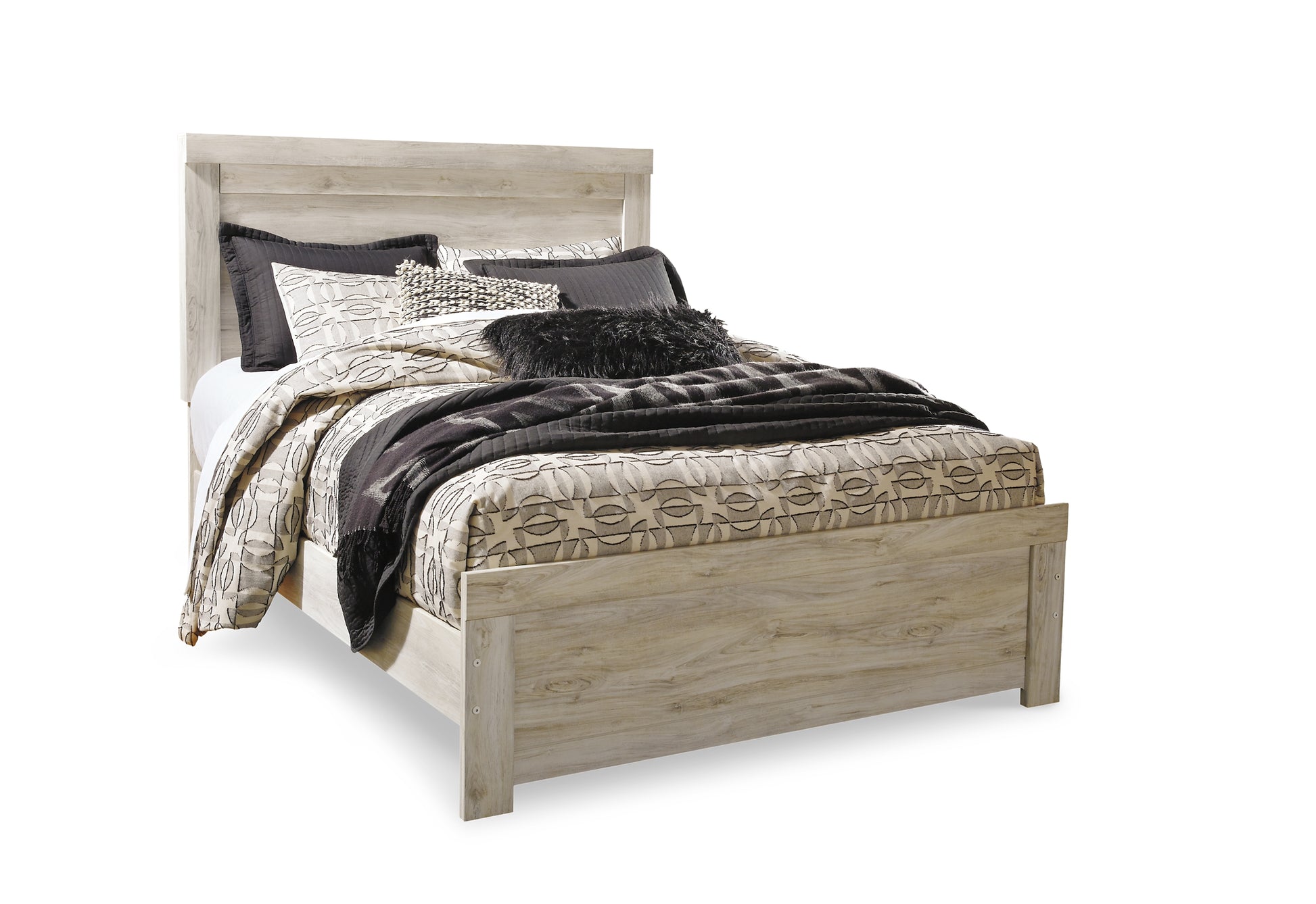 Bellaby Queen Panel Bed with Mirrored Dresser Milwaukee Furniture of Chicago - Furniture Store in Chicago Serving Humbolt Park, Roscoe Village, Avondale, & Homan Square