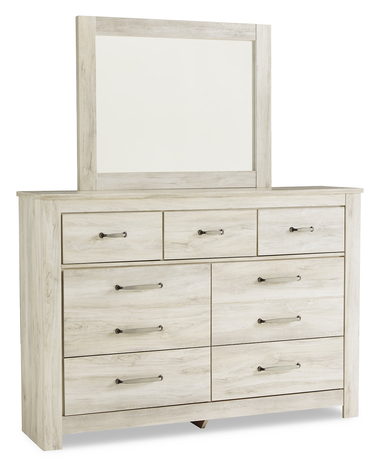 Bellaby Queen Panel Headboard with Mirrored Dresser, Chest and Nightstand Milwaukee Furniture of Chicago - Furniture Store in Chicago Serving Humbolt Park, Roscoe Village, Avondale, & Homan Square