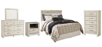 Bellaby Queen Panel Headboard with Mirrored Dresser, Chest and Nightstand Milwaukee Furniture of Chicago - Furniture Store in Chicago Serving Humbolt Park, Roscoe Village, Avondale, & Homan Square