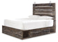 Drystan Queen Panel Bed with 2 Storage Drawers with Dresser Milwaukee Furniture of Chicago - Furniture Store in Chicago Serving Humbolt Park, Roscoe Village, Avondale, & Homan Square