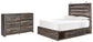 Drystan Queen Panel Bed with 2 Storage Drawers with Dresser Milwaukee Furniture of Chicago - Furniture Store in Chicago Serving Humbolt Park, Roscoe Village, Avondale, & Homan Square