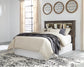 Drystan Queen/Full Bookcase Headboard with Mirrored Dresser, Chest and Nightstand Milwaukee Furniture of Chicago - Furniture Store in Chicago Serving Humbolt Park, Roscoe Village, Avondale, & Homan Square