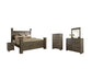 Juararo California King Poster Bed with Mirrored Dresser, Chest and Nightstand Milwaukee Furniture of Chicago - Furniture Store in Chicago Serving Humbolt Park, Roscoe Village, Avondale, & Homan Square