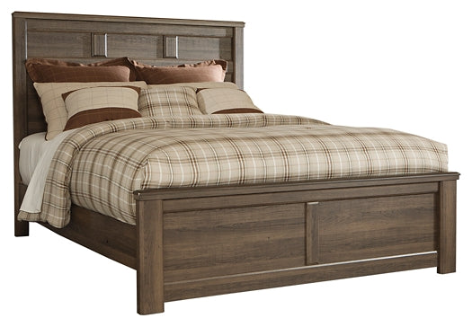Juararo Queen Panel Bed with Mirrored Dresser and 2 Nightstands Milwaukee Furniture of Chicago - Furniture Store in Chicago Serving Humbolt Park, Roscoe Village, Avondale, & Homan Square