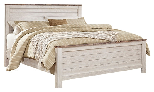Willowton King Panel Bed with Dresser