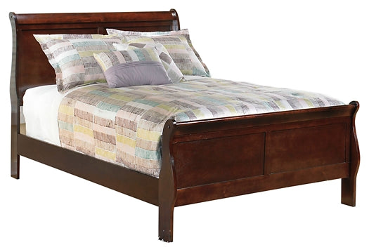 Alisdair Full Sleigh Bed with Mirrored Dresser and 2 Nightstands Milwaukee Furniture of Chicago - Furniture Store in Chicago Serving Humbolt Park, Roscoe Village, Avondale, & Homan Square