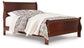 Alisdair California King Sleigh Bed with Mirrored Dresser, Chest and 2 Nightstands Milwaukee Furniture of Chicago - Furniture Store in Chicago Serving Humbolt Park, Roscoe Village, Avondale, & Homan Square