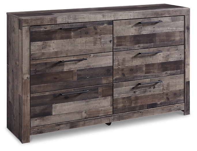 Derekson King Panel Bed with 6 Storage Drawers with Dresser Milwaukee Furniture of Chicago - Furniture Store in Chicago Serving Humbolt Park, Roscoe Village, Avondale, & Homan Square