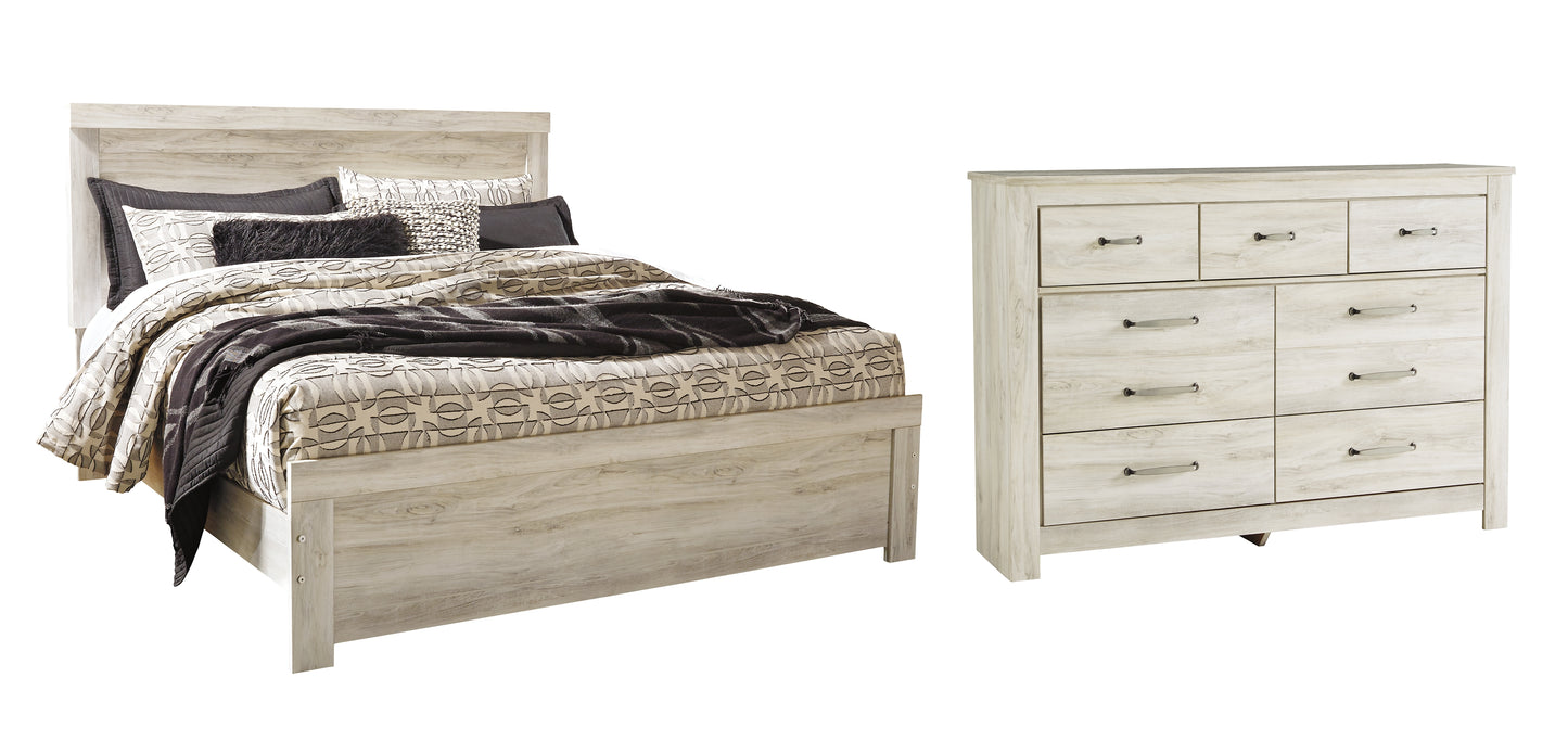 Bellaby Queen Panel Bed with Dresser Milwaukee Furniture of Chicago - Furniture Store in Chicago Serving Humbolt Park, Roscoe Village, Avondale, & Homan Square