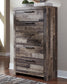 Derekson King Panel Bed with 6 Storage Drawers with Mirrored Dresser and Chest Milwaukee Furniture of Chicago - Furniture Store in Chicago Serving Humbolt Park, Roscoe Village, Avondale, & Homan Square