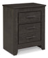Brinxton King Panel Bed with Mirrored Dresser, Chest and Nightstand Milwaukee Furniture of Chicago - Furniture Store in Chicago Serving Humbolt Park, Roscoe Village, Avondale, & Homan Square