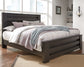 Brinxton King Panel Bed with Mirrored Dresser, Chest and 2 Nightstands Milwaukee Furniture of Chicago - Furniture Store in Chicago Serving Humbolt Park, Roscoe Village, Avondale, & Homan Square
