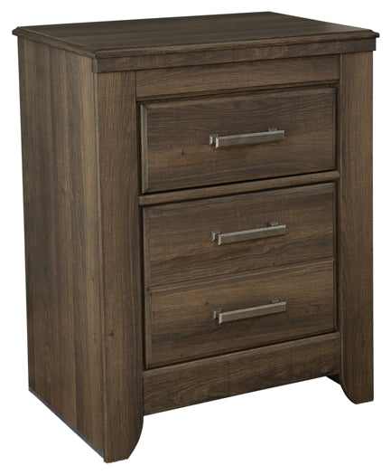 Juararo King Panel Bed with Mirrored Dresser, Chest and Nightstand Milwaukee Furniture of Chicago - Furniture Store in Chicago Serving Humbolt Park, Roscoe Village, Avondale, & Homan Square