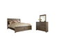 Juararo Queen Panel Bed with Mirrored Dresser Milwaukee Furniture of Chicago - Furniture Store in Chicago Serving Humbolt Park, Roscoe Village, Avondale, & Homan Square