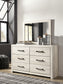 Cambeck Queen Panel Bed with 4 Storage Drawers with Mirrored Dresser, Chest and 2 Nightstands Milwaukee Furniture of Chicago - Furniture Store in Chicago Serving Humbolt Park, Roscoe Village, Avondale, & Homan Square