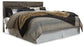 Derekson King Panel Headboard with Mirrored Dresser Milwaukee Furniture of Chicago - Furniture Store in Chicago Serving Humbolt Park, Roscoe Village, Avondale, & Homan Square