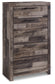 Derekson King Panel Headboard with Mirrored Dresser and Chest Milwaukee Furniture of Chicago - Furniture Store in Chicago Serving Humbolt Park, Roscoe Village, Avondale, & Homan Square