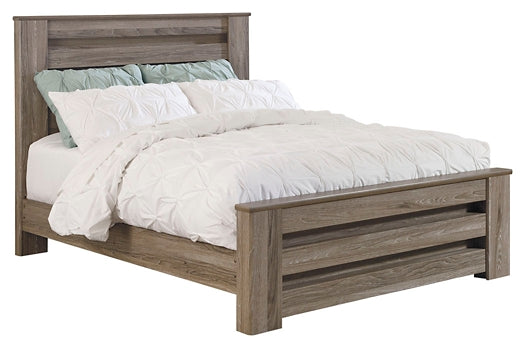 Zelen Queen Panel Bed with Mirrored Dresser Milwaukee Furniture of Chicago - Furniture Store in Chicago Serving Humbolt Park, Roscoe Village, Avondale, & Homan Square