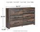Drystan King Bookcase Bed with 2 Storage Drawers with Dresser Milwaukee Furniture of Chicago - Furniture Store in Chicago Serving Humbolt Park, Roscoe Village, Avondale, & Homan Square