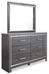 Lodanna King Panel Bed with Mirrored Dresser, Chest and Nightstand Milwaukee Furniture of Chicago - Furniture Store in Chicago Serving Humbolt Park, Roscoe Village, Avondale, & Homan Square