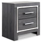 Lodanna King Panel Bed with Mirrored Dresser, Chest and Nightstand Milwaukee Furniture of Chicago - Furniture Store in Chicago Serving Humbolt Park, Roscoe Village, Avondale, & Homan Square
