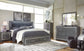 Lodanna King Panel Bed with 2 Storage Drawers with Mirrored Dresser and 2 Nightstands Milwaukee Furniture of Chicago - Furniture Store in Chicago Serving Humbolt Park, Roscoe Village, Avondale, & Homan Square