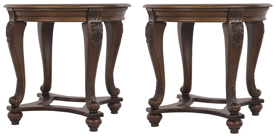 Norcastle 2 End Tables Milwaukee Furniture of Chicago - Furniture Store in Chicago Serving Humbolt Park, Roscoe Village, Avondale, & Homan Square