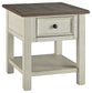 Bolanburg Coffee Table with 1 End Table Milwaukee Furniture of Chicago - Furniture Store in Chicago Serving Humbolt Park, Roscoe Village, Avondale, & Homan Square