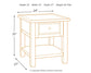Bolanburg Coffee Table with 1 End Table Milwaukee Furniture of Chicago - Furniture Store in Chicago Serving Humbolt Park, Roscoe Village, Avondale, & Homan Square