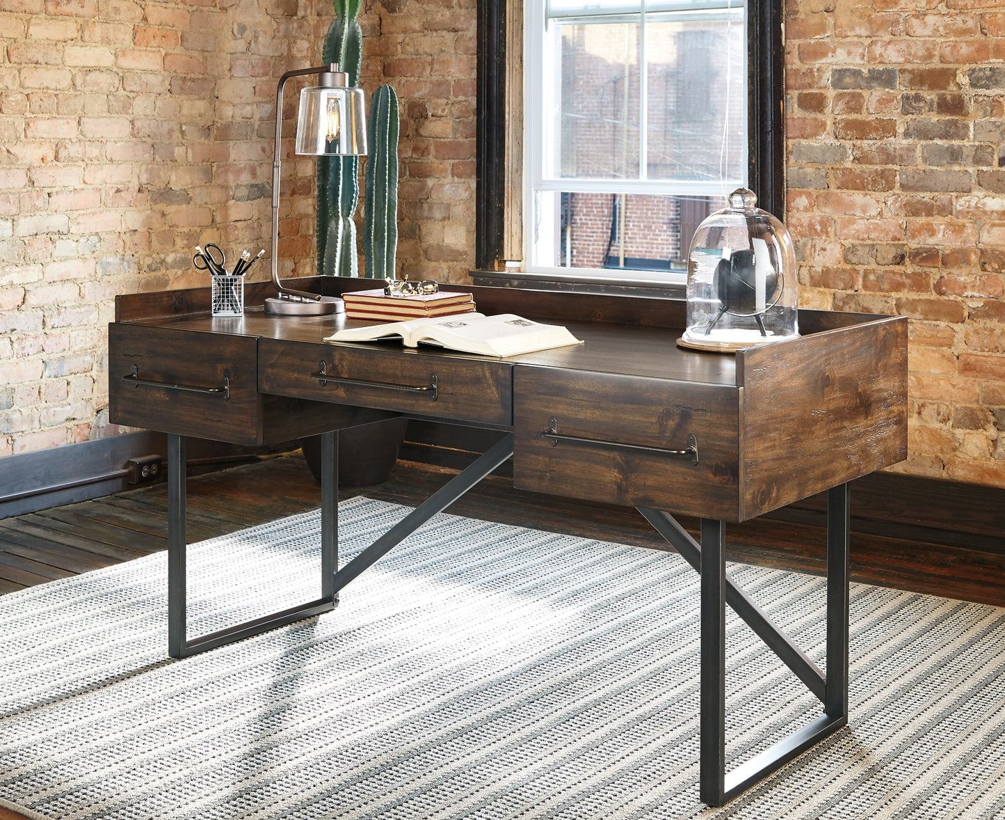 Starmore Home Office Desk with Chair Milwaukee Furniture of Chicago - Furniture Store in Chicago Serving Humbolt Park, Roscoe Village, Avondale, & Homan Square