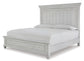 Kanwyn Queen Panel Bed with Mirrored Dresser and Chest Milwaukee Furniture of Chicago - Furniture Store in Chicago Serving Humbolt Park, Roscoe Village, Avondale, & Homan Square