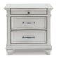 Kanwyn Queen Panel Bed with Mirrored Dresser, Chest and Nightstand Milwaukee Furniture of Chicago - Furniture Store in Chicago Serving Humbolt Park, Roscoe Village, Avondale, & Homan Square