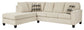 Abinger 2-Piece Sectional with Ottoman Milwaukee Furniture of Chicago - Furniture Store in Chicago Serving Humbolt Park, Roscoe Village, Avondale, & Homan Square