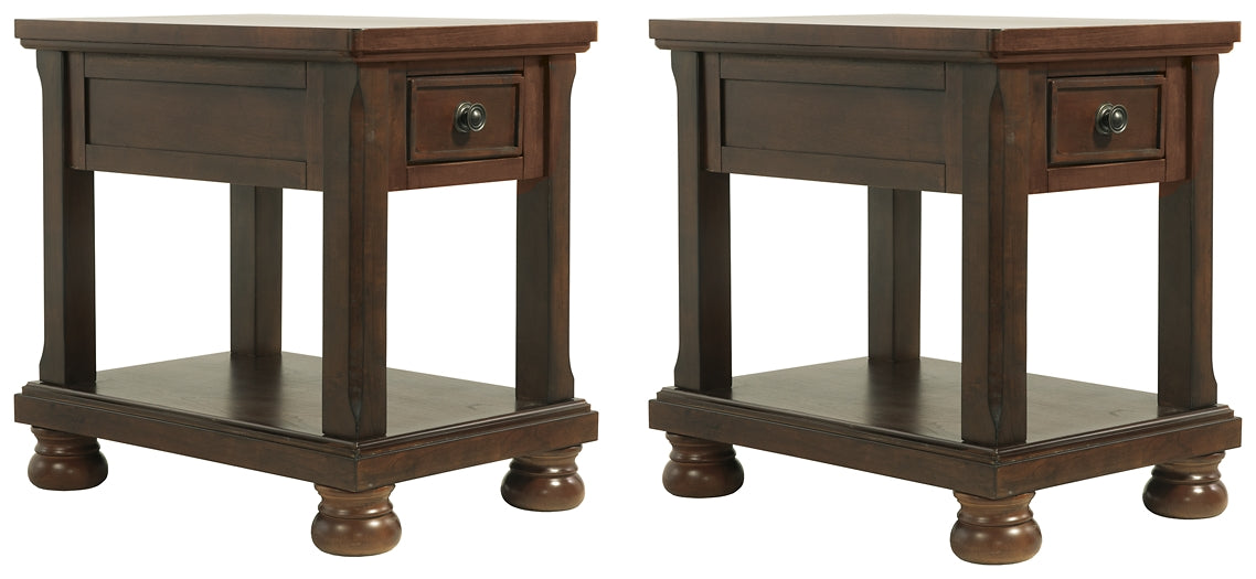 Porter 2 End Tables Milwaukee Furniture of Chicago - Furniture Store in Chicago Serving Humbolt Park, Roscoe Village, Avondale, & Homan Square