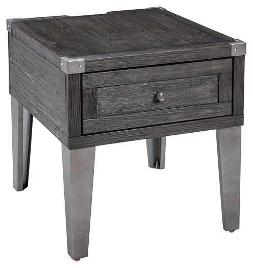 Todoe Coffee Table with 1 End Table Milwaukee Furniture of Chicago - Furniture Store in Chicago Serving Humbolt Park, Roscoe Village, Avondale, & Homan Square