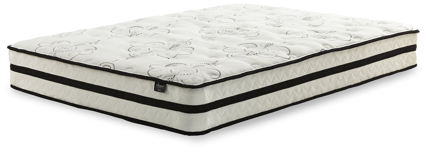 Chime 10 Inch Hybrid 10 Inch Hybrid Mattress with Foundation Milwaukee Furniture of Chicago - Furniture Store in Chicago Serving Humbolt Park, Roscoe Village, Avondale, & Homan Square