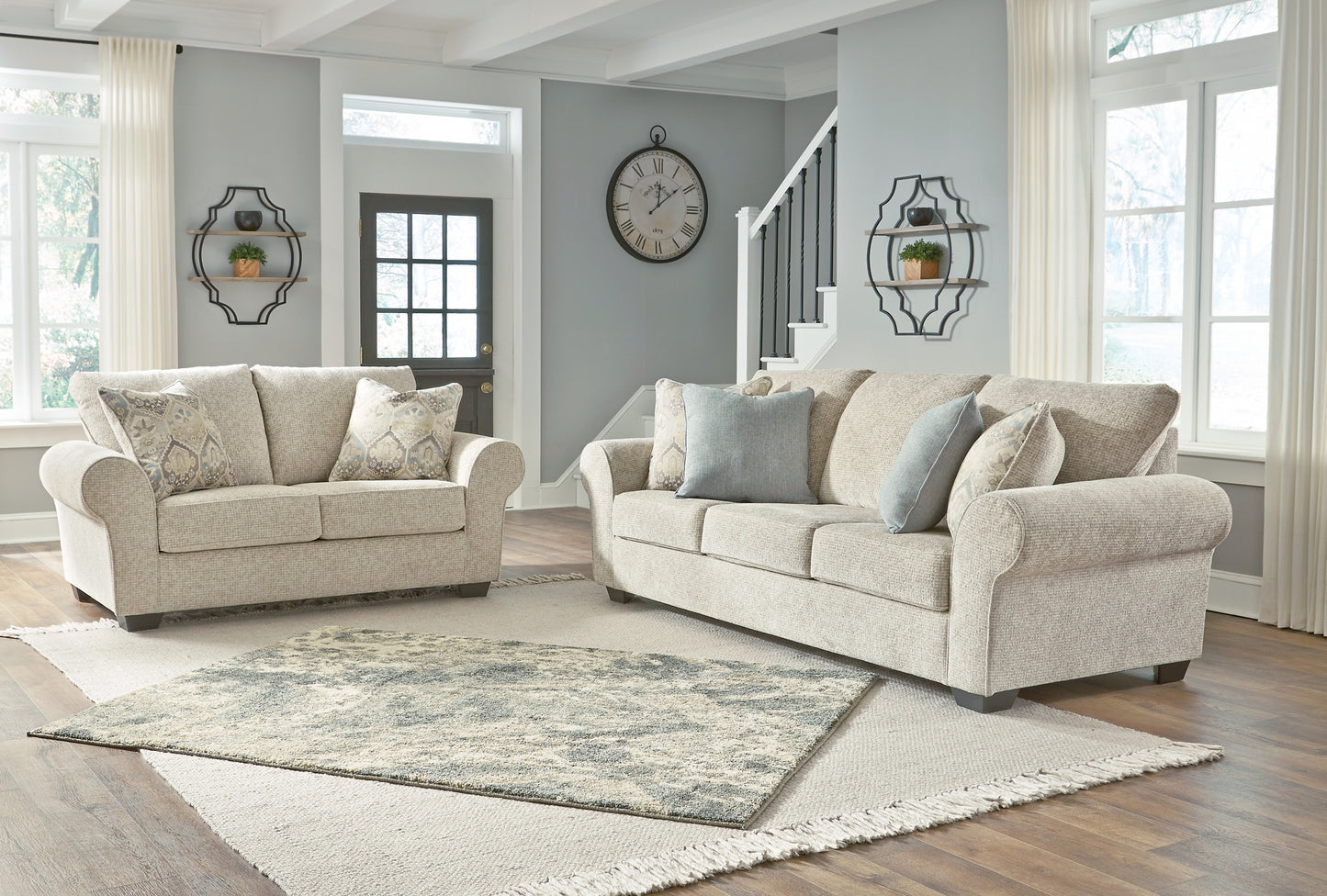 Haisley Sofa, Loveseat, Chair and Ottoman Milwaukee Furniture of Chicago - Furniture Store in Chicago Serving Humbolt Park, Roscoe Village, Avondale, & Homan Square