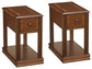 Breegin 2 End Tables Milwaukee Furniture of Chicago - Furniture Store in Chicago Serving Humbolt Park, Roscoe Village, Avondale, & Homan Square