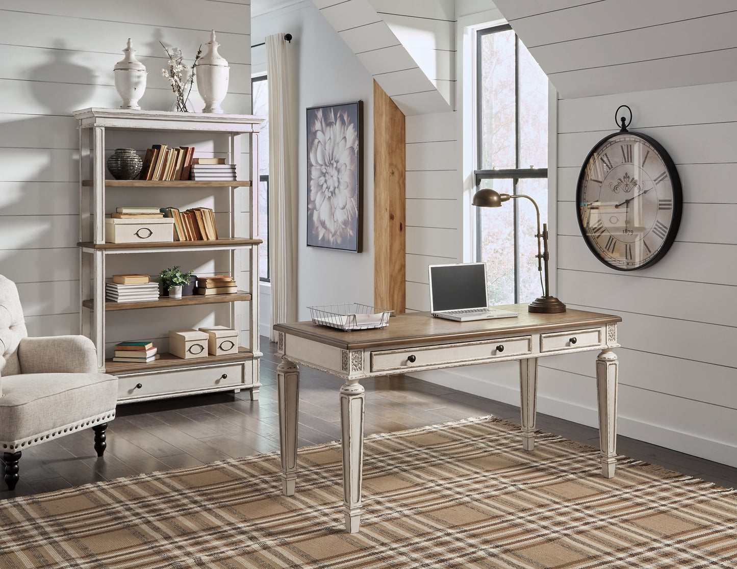Realyn Home Office Desk and Storage Milwaukee Furniture of Chicago - Furniture Store in Chicago Serving Humbolt Park, Roscoe Village, Avondale, & Homan Square