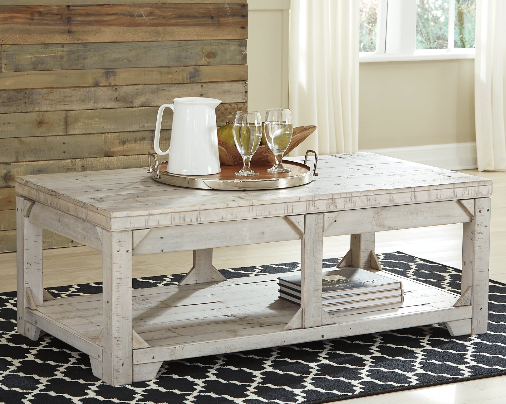 Fregine Coffee Table with 1 End Table Milwaukee Furniture of Chicago - Furniture Store in Chicago Serving Humbolt Park, Roscoe Village, Avondale, & Homan Square