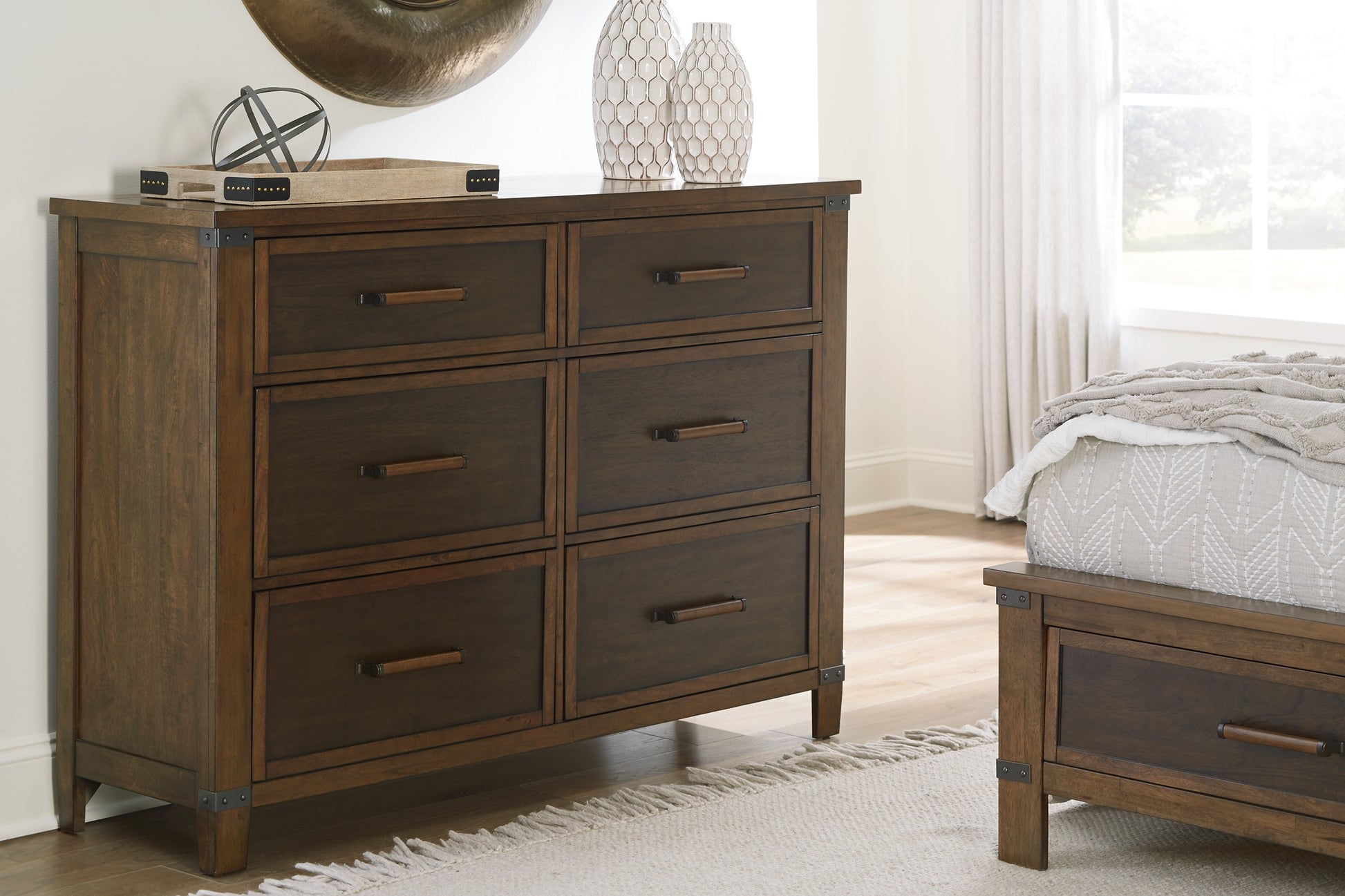 Wyattfield King Panel Bed with Dresser Milwaukee Furniture of Chicago - Furniture Store in Chicago Serving Humbolt Park, Roscoe Village, Avondale, & Homan Square