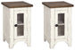 Wystfield 2 End Tables Milwaukee Furniture of Chicago - Furniture Store in Chicago Serving Humbolt Park, Roscoe Village, Avondale, & Homan Square