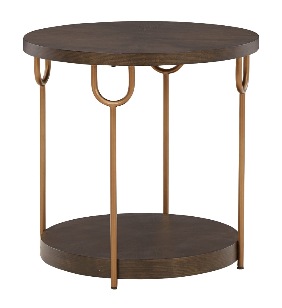 Brazburn Coffee Table with 2 End Tables Milwaukee Furniture of Chicago - Furniture Store in Chicago Serving Humbolt Park, Roscoe Village, Avondale, & Homan Square