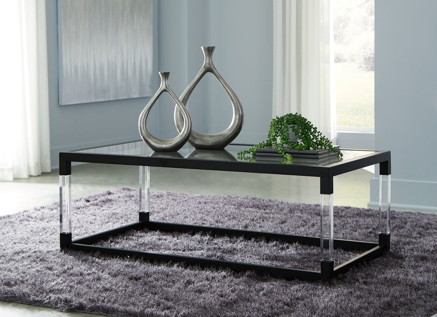 Nallynx Coffee Table with 2 End Tables Milwaukee Furniture of Chicago - Furniture Store in Chicago Serving Humbolt Park, Roscoe Village, Avondale, & Homan Square